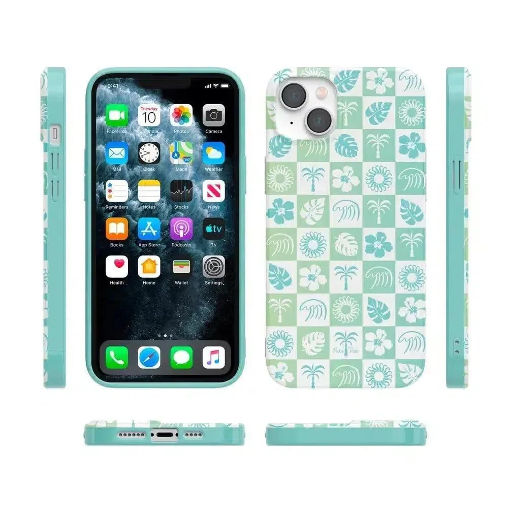 Coastal Checkers | Pura Vida Case - Bansusa