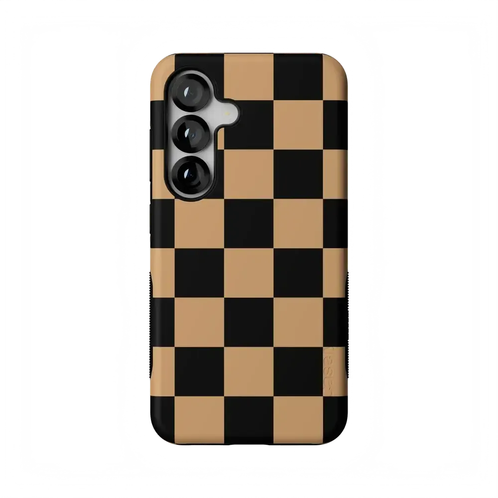 Fit Check | Black & Brown Checkerboard Case - Bansusa