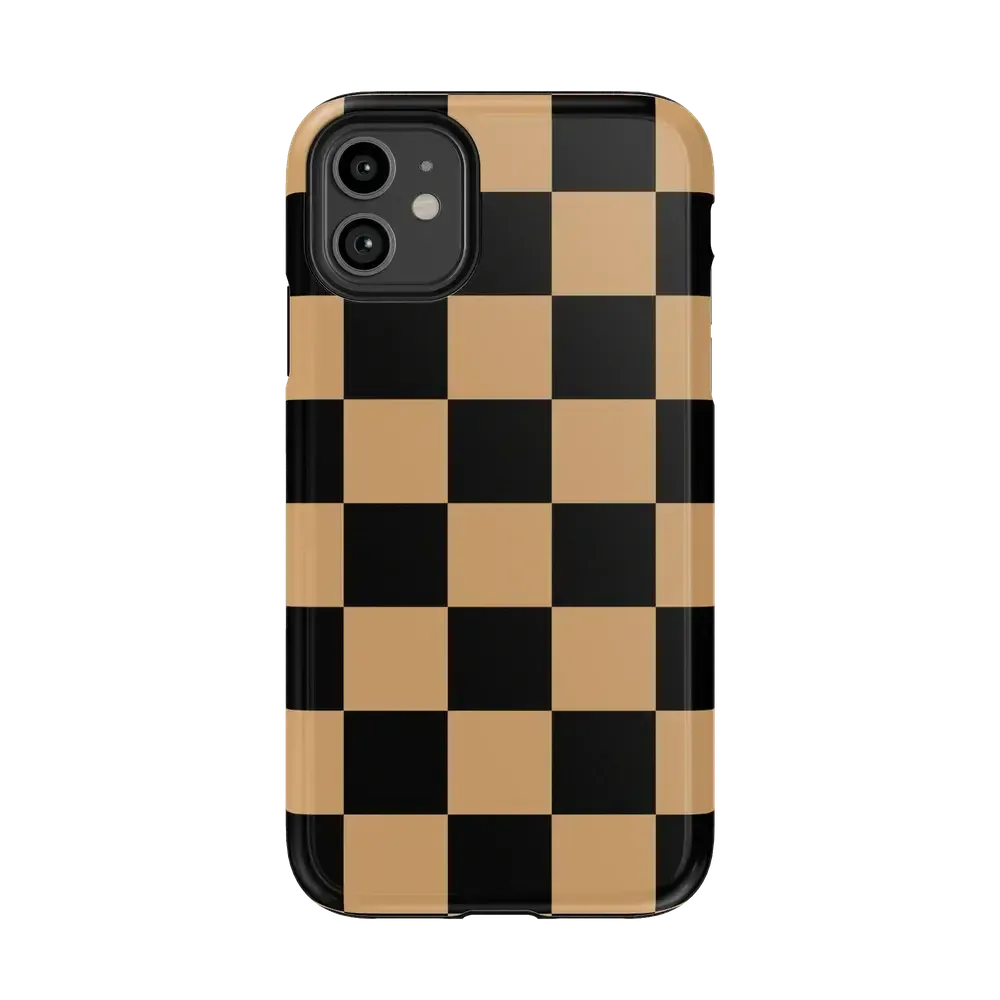 Fit Check | Black & Brown Checkerboard Case - Bansusa