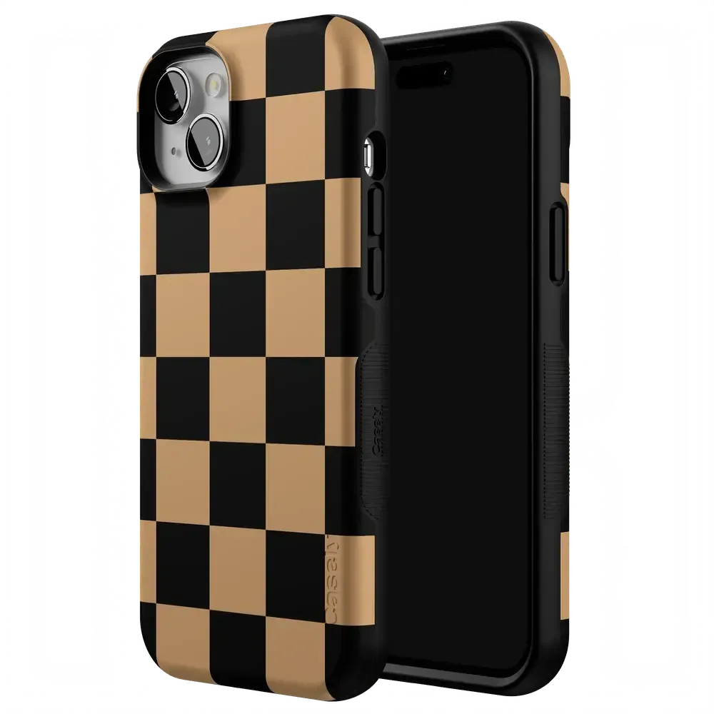 Fit Check | Black & Brown Checkerboard Case - Bansusa