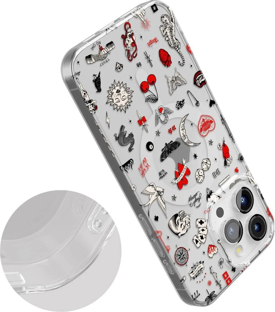 Not a Phase | Clear Flash Tattoo Case - Bansusa