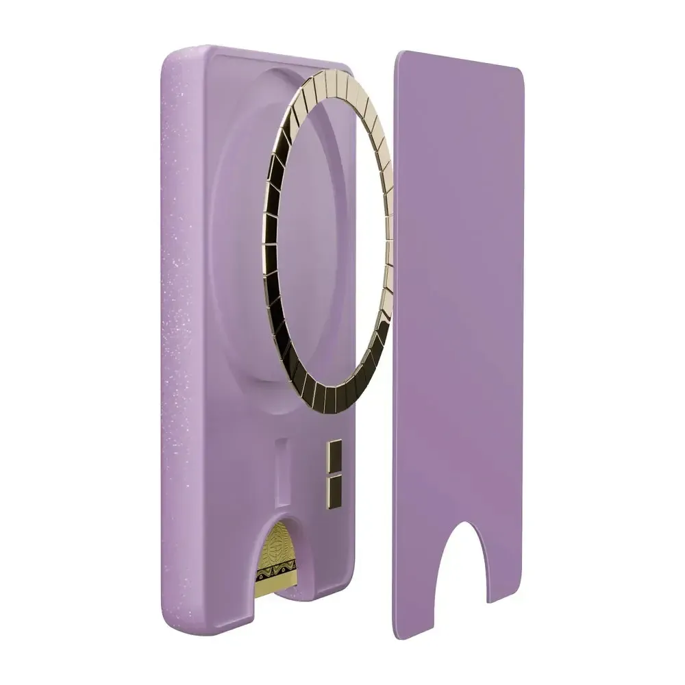 Lavender Waves | Purple Shimmer MagWallet - Bansusa