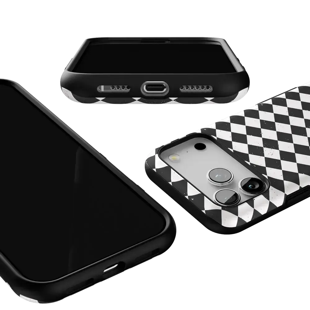 Salem's Hex | Black & White Checkered Case - Bansusa