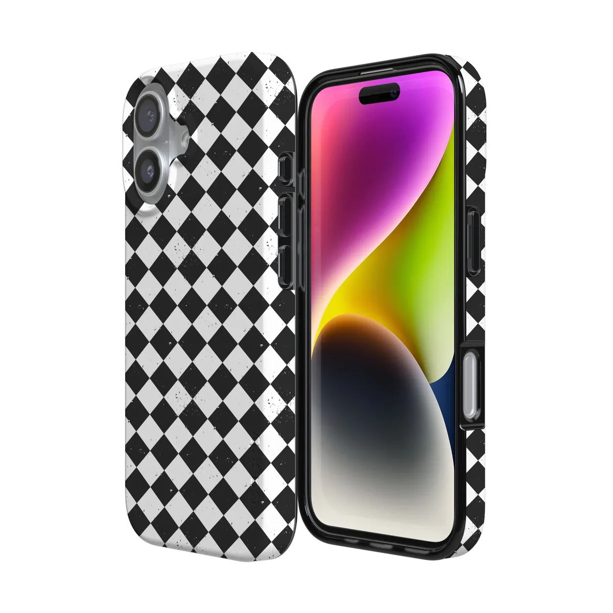 Salem's Hex | Black & White Checkered Case - Bansusa