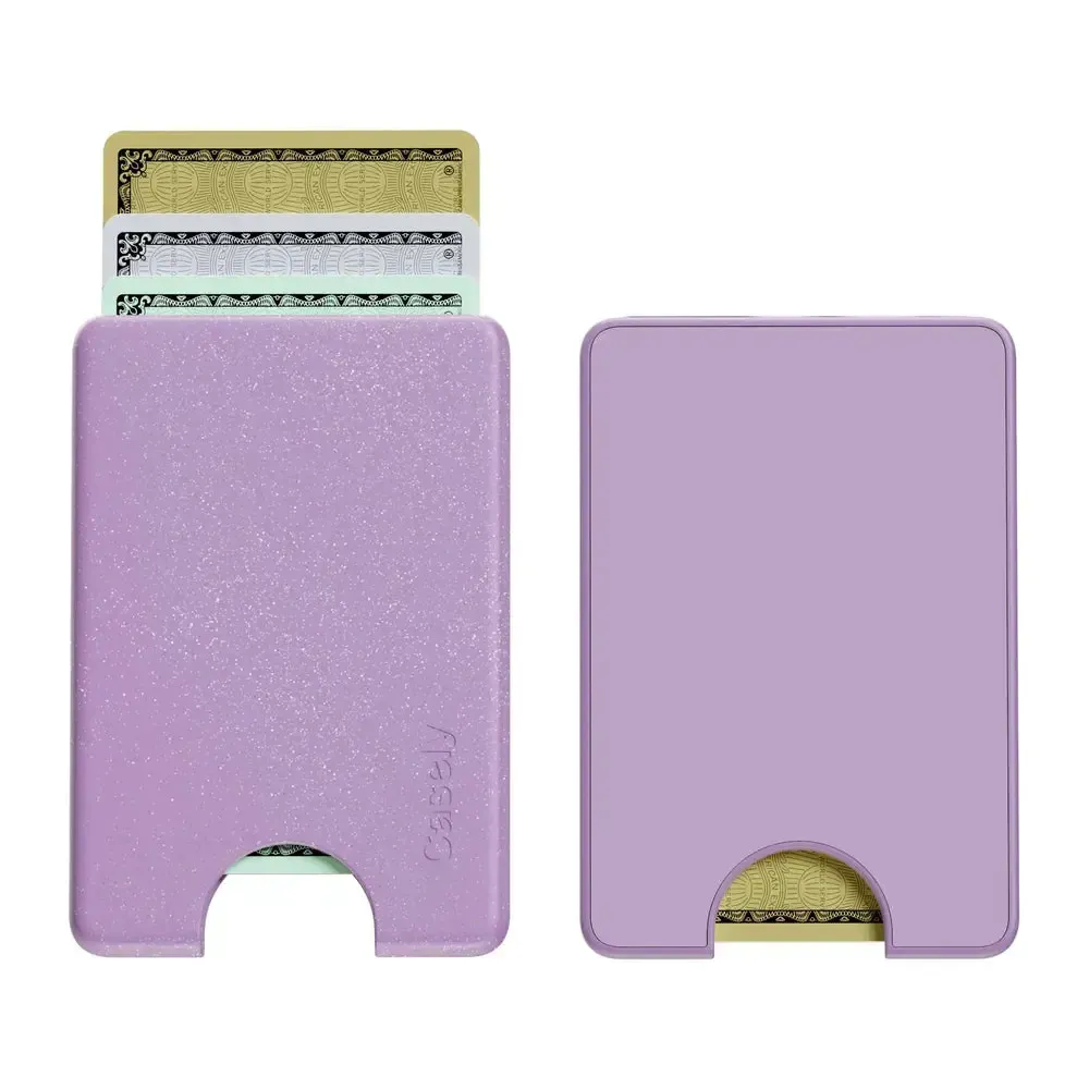 Lavender Waves | Purple Shimmer MagWallet - Bansusa