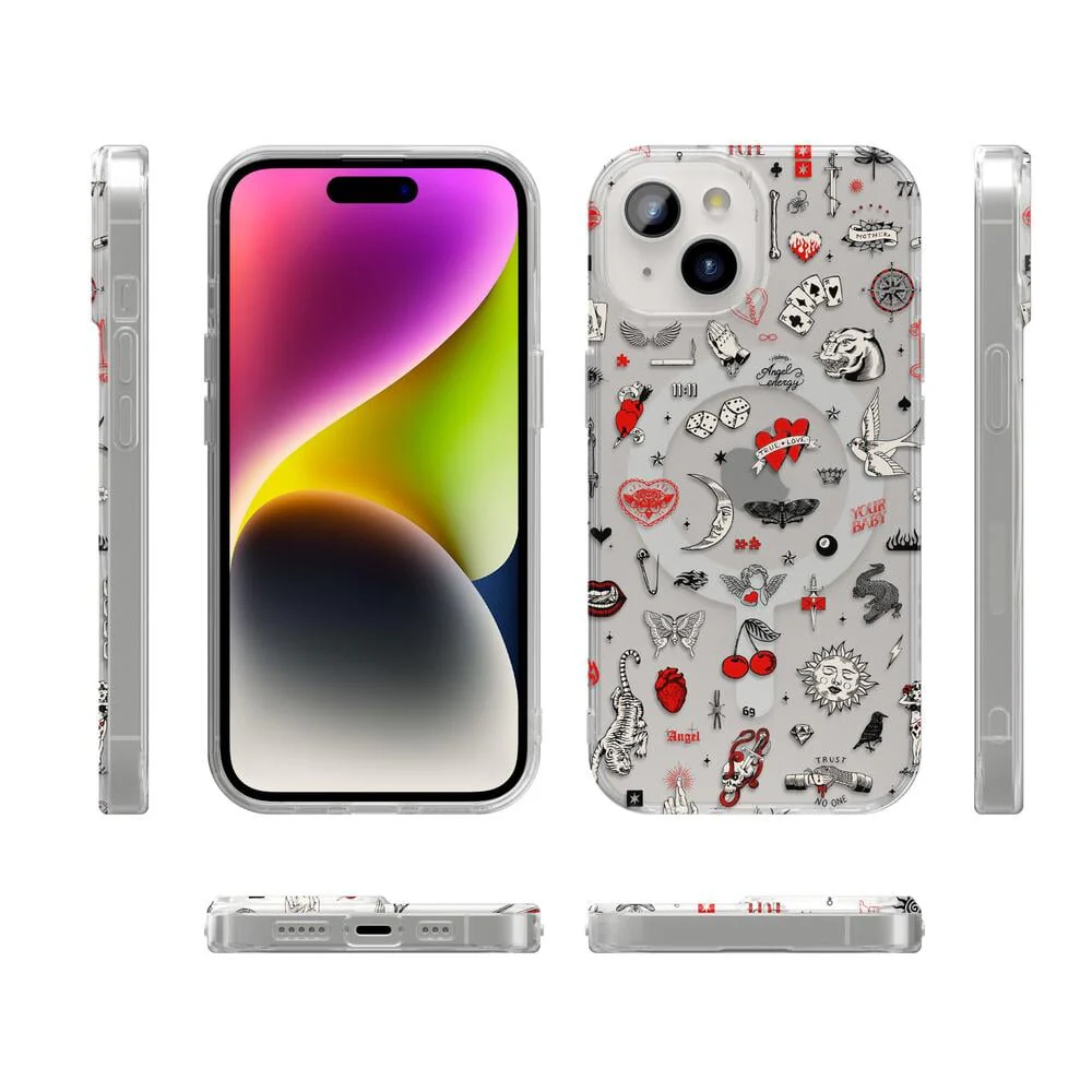 Not a Phase | Clear Flash Tattoo Case - Bansusa