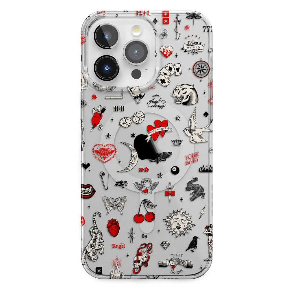 Not a Phase | Clear Flash Tattoo Case - Bansusa