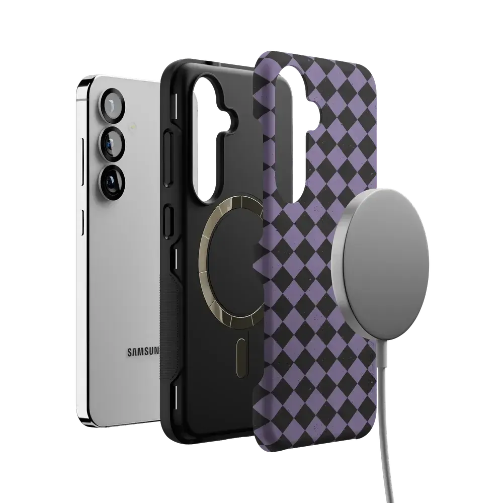 Midnight Hex | Purple Checkered Case - Bansusa