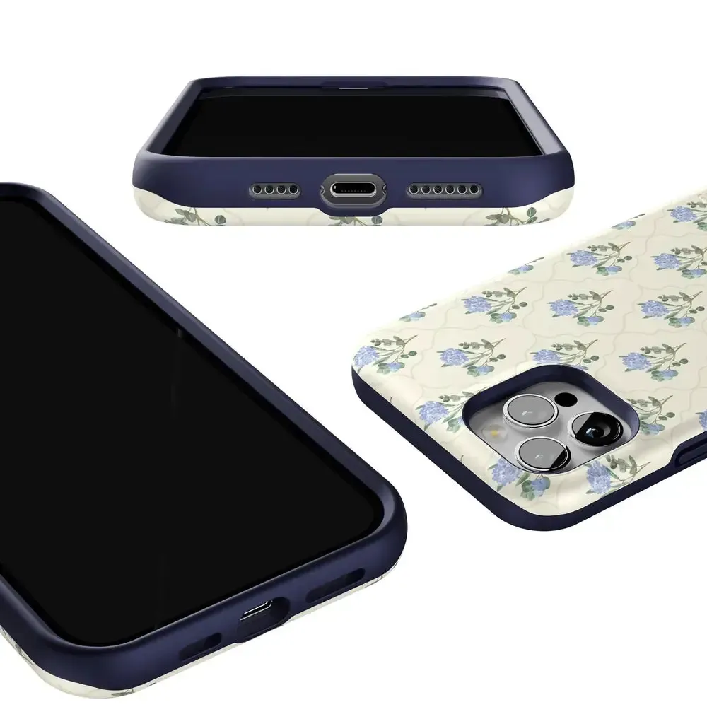 Vintage Garden | Blue Hydrangea Case - Bansusa