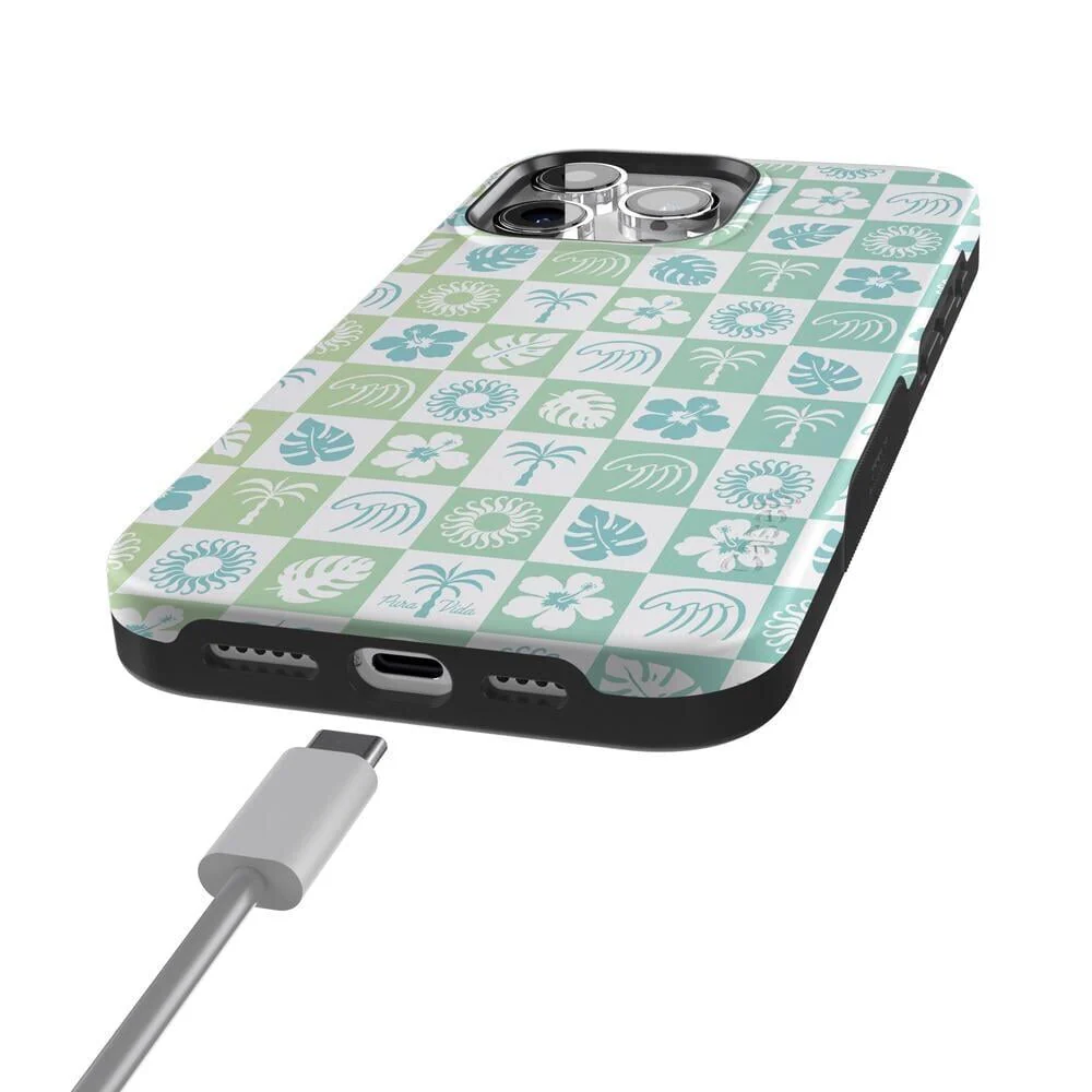 Coastal Checkers | Pura Vida Case - Bansusa