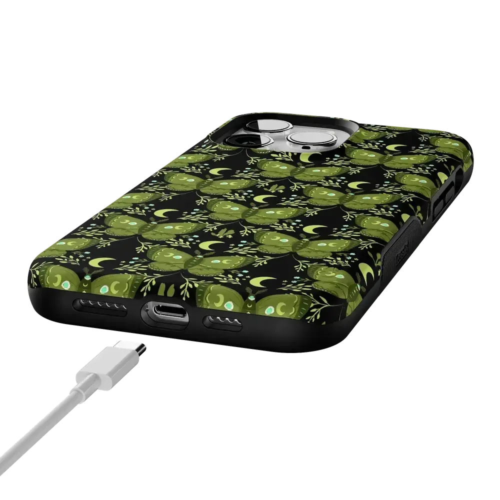 Mystic Moths | Green Twilight Case - Bansusa