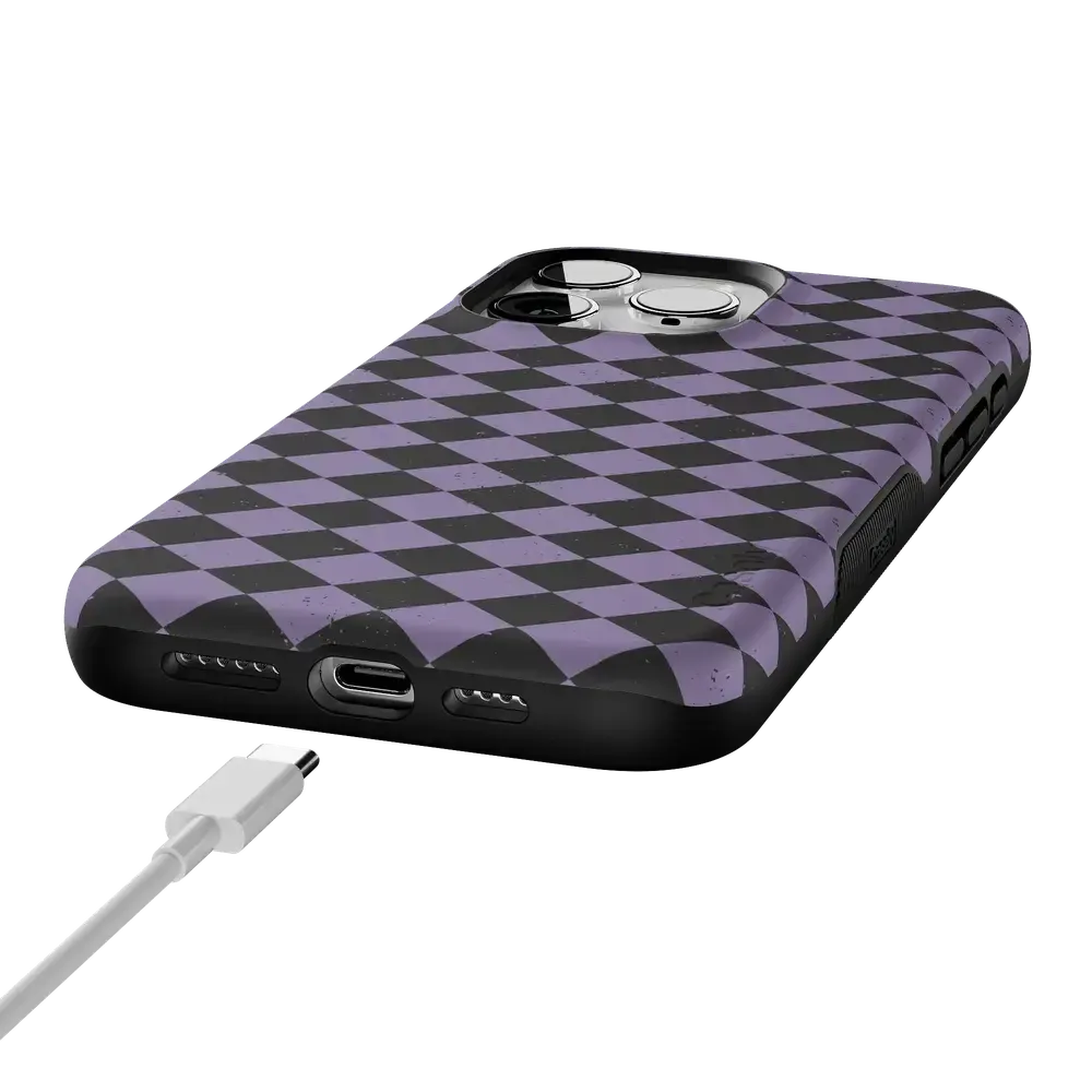 Midnight Hex | Purple Checkered Case - Bansusa