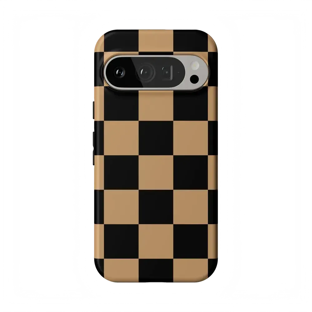 Fit Check | Black & Brown Checkerboard Case - Bansusa