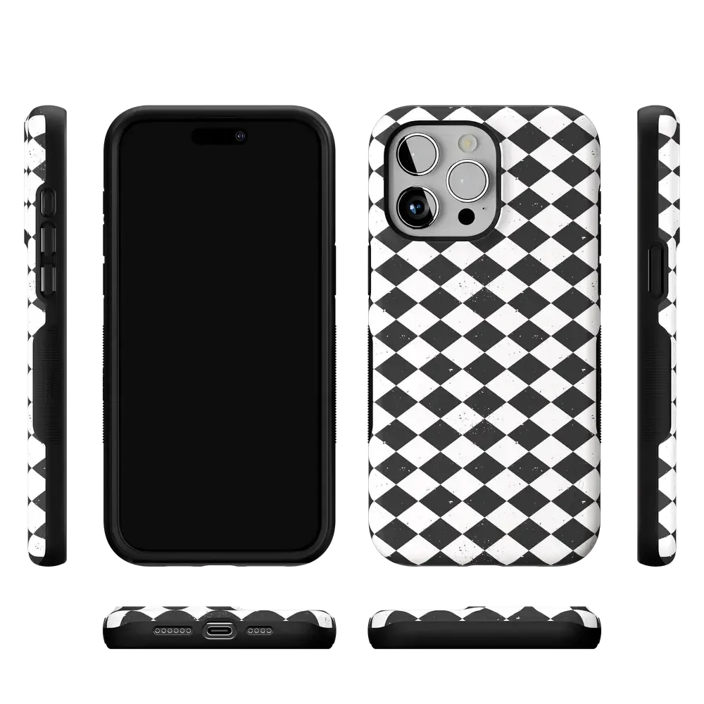 Salem's Hex | Black & White Checkered Case - Bansusa