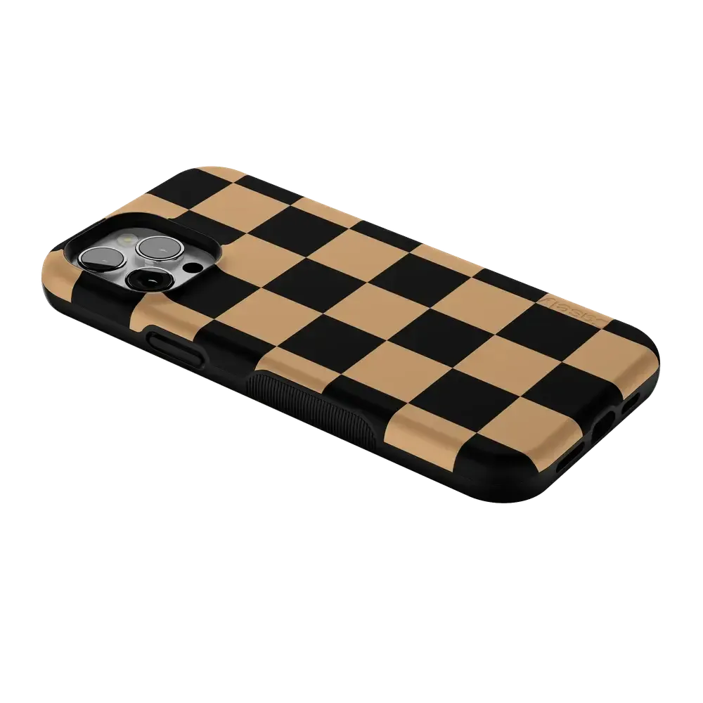 Fit Check | Black & Brown Checkerboard Case - Bansusa