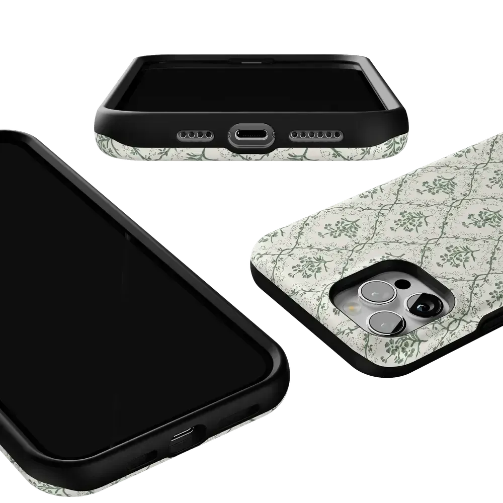 Sage Tapestry | Floral Vines Case - Bansusa